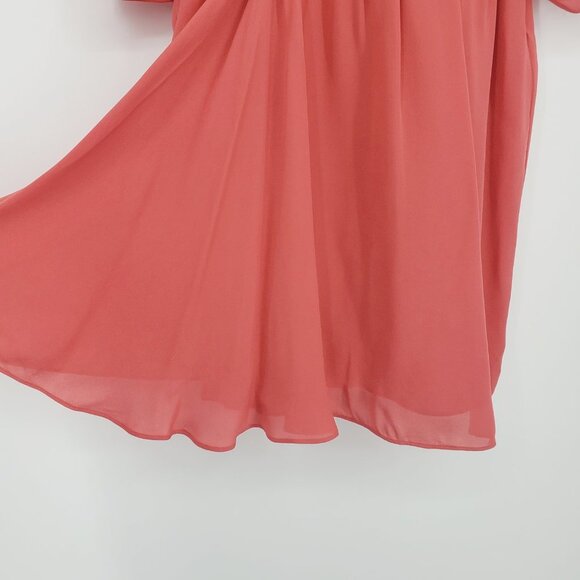 Haute Hippie Coral Mini Dress - Picture 5 of 12